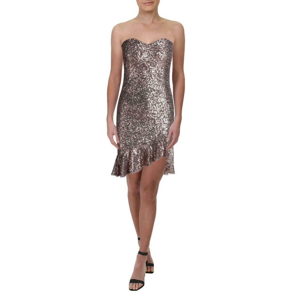 Rose Gold Sequin Dress